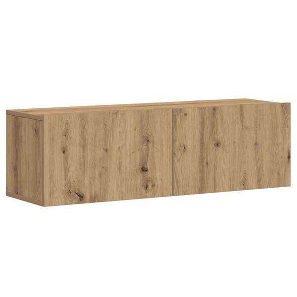 VidaXL 3-dielna súprava nástennej TV skrinky Artisan Dub Artisan
