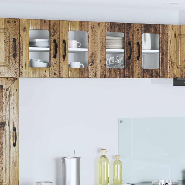 vidaXL Kuchynsk&aacute; skriňa 2 pcs Star&eacute; drevo 60 x 31 x 40 cm