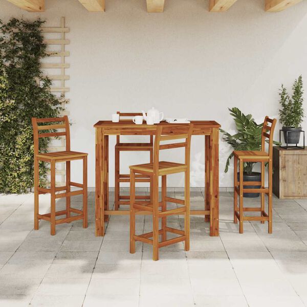 vidaXL Barov&yacute; stol&iacute;k, ak&aacute;ciov&yacute; mas&iacute;v 120x60x105 cm