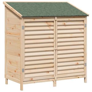 vidaXL Z&aacute;hradn&yacute; pr&iacute;stre&scaron;ok so strechou Pr&iacute;rodn&aacute; 106 x 56 x 113,5 cm