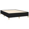 vidaXL Boxspring posteľ s matracom čierny 140x190 cm l&aacute;tka