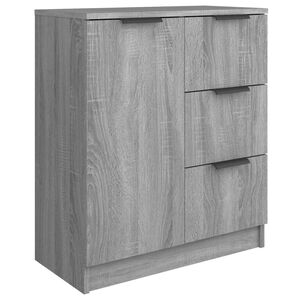 vidaXL Komoda siv&yacute; dub sonoma 60x30x70 cm spracovan&eacute; drevo