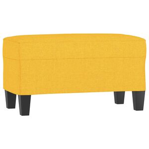 vidaXL Lavička bledožlt&aacute; 70x35x41 cm l&aacute;tka