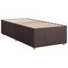 vidaXL Boxspring posteľ s matracom tmavohned&aacute; 100x200 cm l&aacute;tka