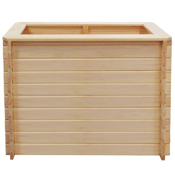 vidaXL Vyvýšený záhradný záhon 100x50x80 cm, borovicové drevo 19 mm