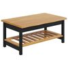 VidaXL Konferenčn&yacute; stol&iacute;k EKAI Čierna 100 x 60 x 45,5 cm