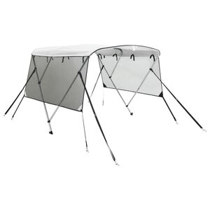 vidaXL Strie&scaron;ka Bimini s 3 obl&uacute;kmi a sieť. stenami 183x(137-152)x137cm