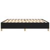 vidaXL Posteľn&yacute; r&aacute;m s boxspringom čierny 200x200 cm l&aacute;tka