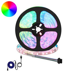 vidaXL LED p&aacute;s 2 ks Čierna a priehľadn&aacute; Meď a plast