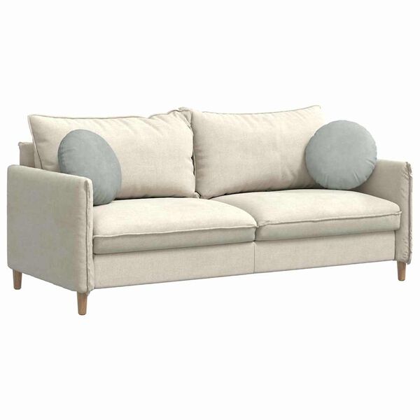 vidaXL Vank&uacute;&scaron;e na sedenie 2 pcs Svetlosiv&aacute; &Oslash; 40 x 13 cm Zamat