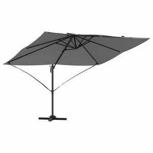 vidaXL Slnečn&iacute;k 351 x 250 x 260 cm Polyester a hlin&iacute;k Antracit