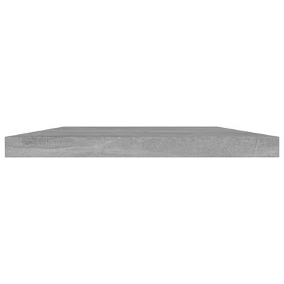 vidaXL Prídavné police 8 ks betónovo sivé 40x20x1,5cm kompozitné drevo