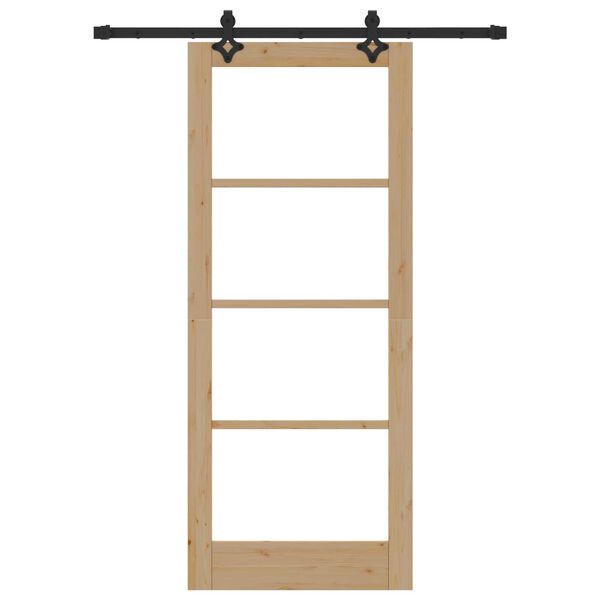 vidaXL Posuvn&eacute; dvere Pr&iacute;rodn&aacute; 83 x 202 cm