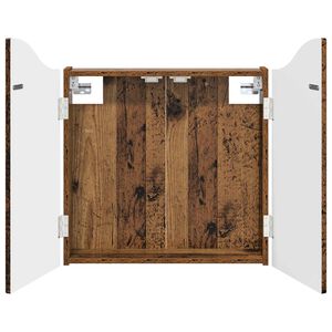 vidaXL Skriňa na terč Star&eacute; drevo 56 x 12 x 63 cm Kompozitn&eacute; drevo