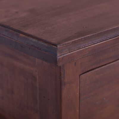vidaXL Nočný stolík klasický hnedý masívne mahagónové drevo