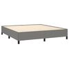 vidaXL Boxspring posteľ s matracom tmavosiv&aacute; 180x200 cm l&aacute;tka