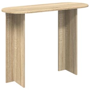 vidaXL Konzolov&yacute; st&ocirc;l Dub sonoma 100 x 39,5 x 75 cm Kompozitn&eacute; drevo