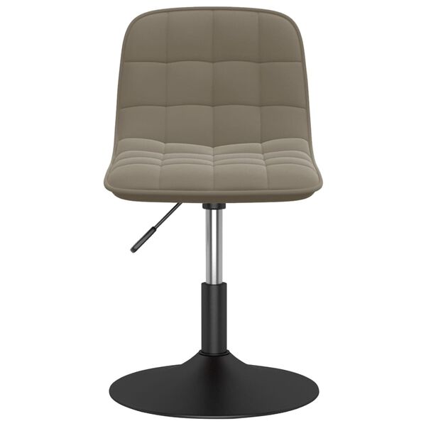 vidaXL Otočn&eacute; jed&aacute;lensk&eacute; stoličky 4 ks bledosiv&eacute; zamatov&eacute;