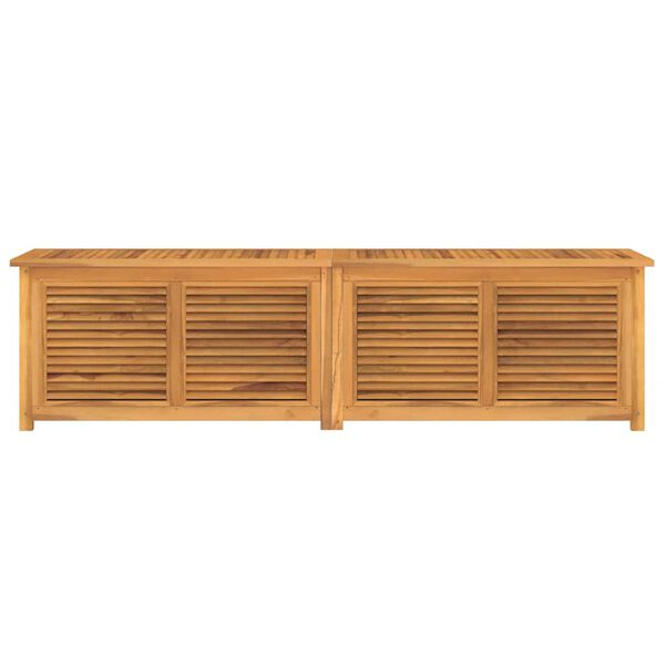 vidaXL Z&aacute;hradn&yacute; &uacute;ložn&yacute; box s vreckom 200x50x55 cm mas&iacute;vny teak