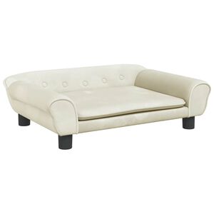 vidaXL Pelech pre psa kr&eacute;mov&yacute; 70x48x22 cm zamat