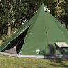 vidaXL Rodinný tipi stan so strechou Zelená 560 x 560 x 300 cm