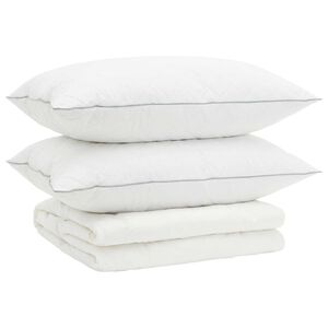 vidaXL S&uacute;prava papl&oacute;nu z 90% husacieho peria FULDA 3 ks 200 x 200 cm
