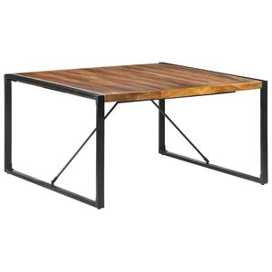 vidaXL Jed&aacute;lensk&yacute; st&ocirc;l 140x140x75 cm, dreven&yacute; mas&iacute;v