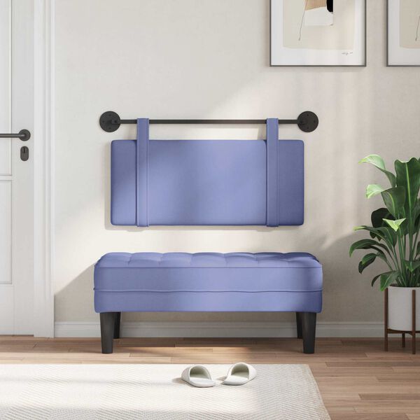 vidaXL Z&aacute;vesn&aacute; Čel&aacute; N&aacute;stenn&yacute; Modr&aacute; dž&iacute;novina 90 x 55 x 5 cm l&aacute;tka