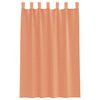 vidaXL Voile Záclony s pútkami 2 ks Terakota 140x175 cm
