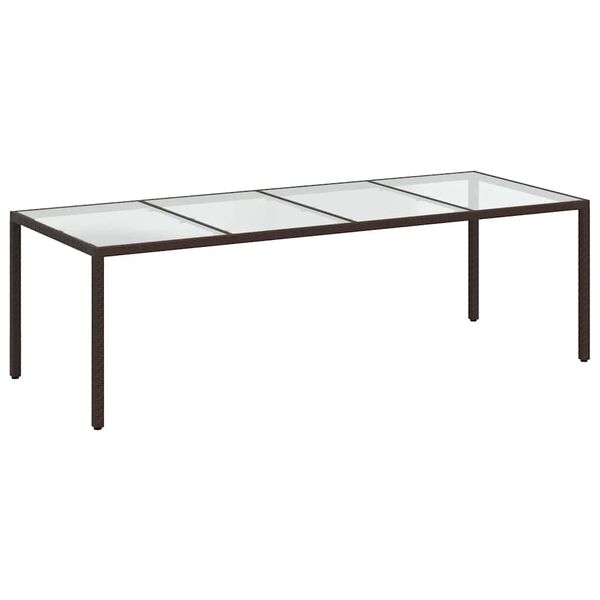 vidaXL 11-dielna z&aacute;hradn&aacute; jed&aacute;lensk&aacute; s&uacute;prava+podložky, hned&aacute; polyratan