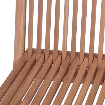 vidaXL 3-dielna skladacia balkónová súprava masívne teakové drevo