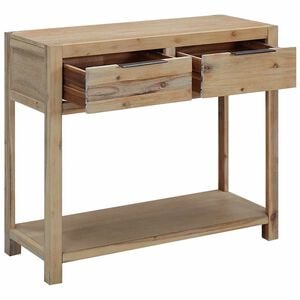 vidaXL Konzolov&yacute; stol&iacute;k 82x33x73 cm, ak&aacute;ciov&yacute; mas&iacute;v