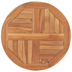vidaXL Stolov&aacute; doska, t&iacute;kov&yacute; mas&iacute;v, okr&uacute;hla 2,5 cm, 60 cm