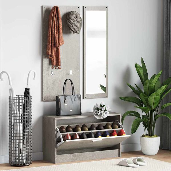 vidaXL Botn&iacute;k 3 v 1 bet&oacute;novosiv&yacute; spracovan&eacute; drevo