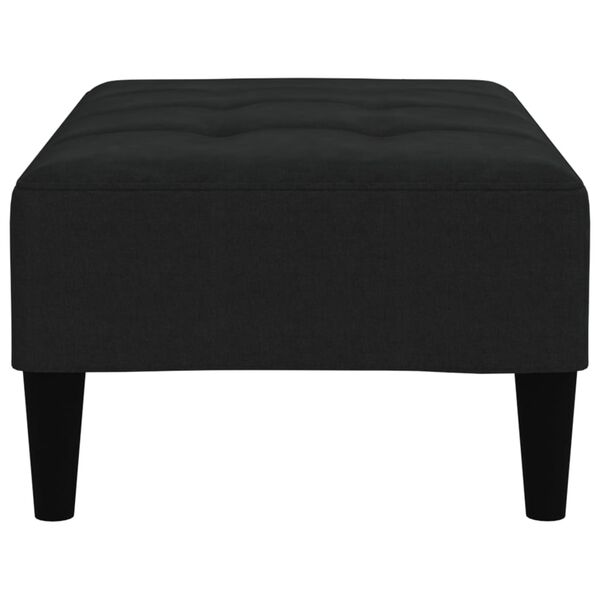 vidaXL Sedadlo čierne z mikrovlákna