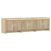 vidaXL TV skrinka 168 x 33 x 47 cm Dub sonoma Kompozitn&eacute; drevo