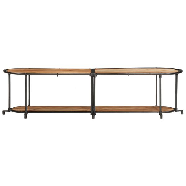 vidaXL TV skrinka 160x42x40 cm, akáciový masív