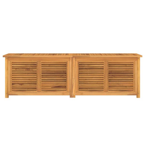 vidaXL Záhradný úložný box s vreckom 175x50x55 cm masívny teak