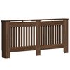vidaXL Kryt radiátora Hnedý dub 172x19x81,5cm Kompozitné drevo