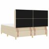 vidaXL Posteľ s pružinov&yacute;m r&aacute;mom s matracmi Kr&eacute;mov&aacute; 180 x 200 cm l&aacute;tka