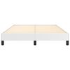 vidaXL Posteľný rám biely 140x200 cm umelá koža