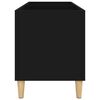 vidaXL Skrinka na platne čierna 74,5x38x48 cm kompozitné drevo