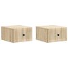 vidaXL N&aacute;stenn&aacute; nočn&aacute; skrinka 2 pcs Dub sonoma 33 x 34,5 x 20 cm