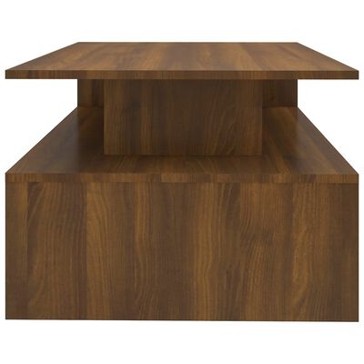 vidaXL Konferenčný stolík hnedý dub 90x60x42,5 cm spracované drevo