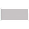 vidaXL Zaťahovacia bočn&aacute; mark&iacute;za na terasu 220x500 cm siv&aacute;