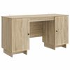 vidaXL St&ocirc;l Dub sonoma Kompozitn&eacute; drevo 142,5 x 50 x 75 cm