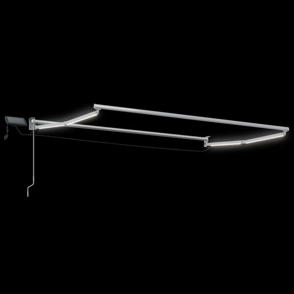 vidaXL Ručn&aacute; vys&uacute;vacia mark&iacute;za s LED Viacfarebn&yacute; 3,5 x 2 m