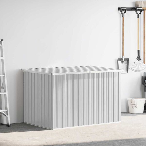 vidaXL Z&aacute;hradn&yacute; &uacute;ložn&yacute; box, siv&yacute; 149x99x93 cm