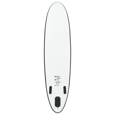vidaXL Nafukovací Stand up paddleboard, čierno biely