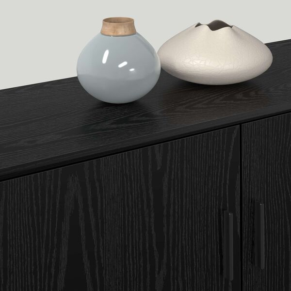 vidaXL N&aacute;stenn&yacute; TV kabinetov&yacute; set 2 pcs Čierny dub 100 x 34,5 x 40 cm